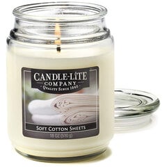 Candle-lite kvapioji žvakė Everyday Soft Cotton Sheets kaina ir informacija | Žvakės, Žvakidės | pigu.lt