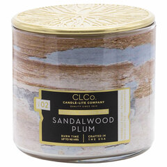 Candle-Lite kvapioji žvakė su dangteliu Sandalwood Plum, 396 g kaina ir informacija | Žvakės, Žvakidės | pigu.lt