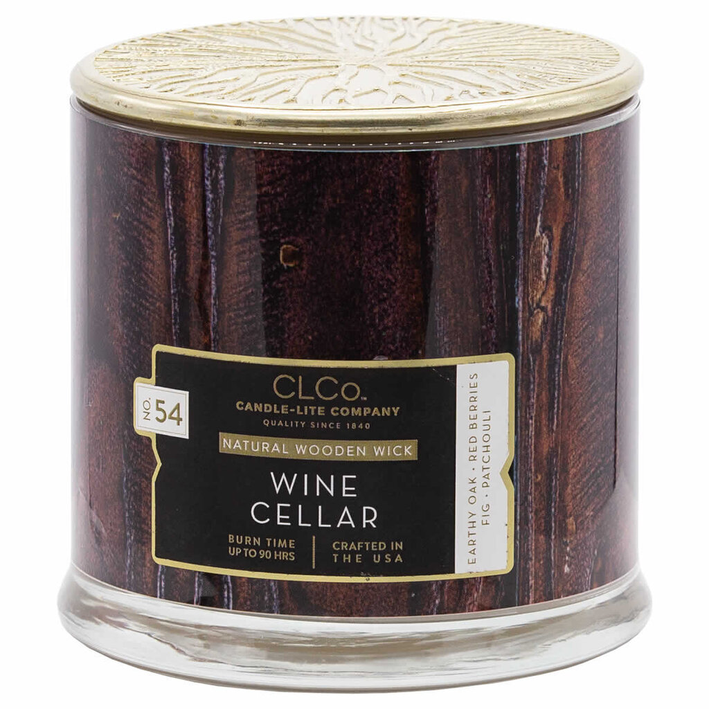 Candle-Lite kvapioji žvakė su dangteliu Wine Cellar, 396 g цена и информация | Žvakės, Žvakidės | pigu.lt