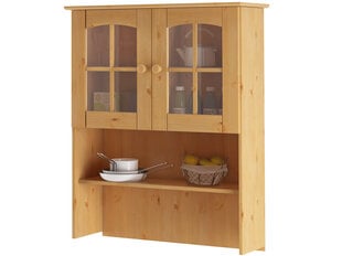 Подвесной шкаф для посуды Notio Living Jason 84 светло-коричневый цена и информация | Витрины, серванты | pigu.lt