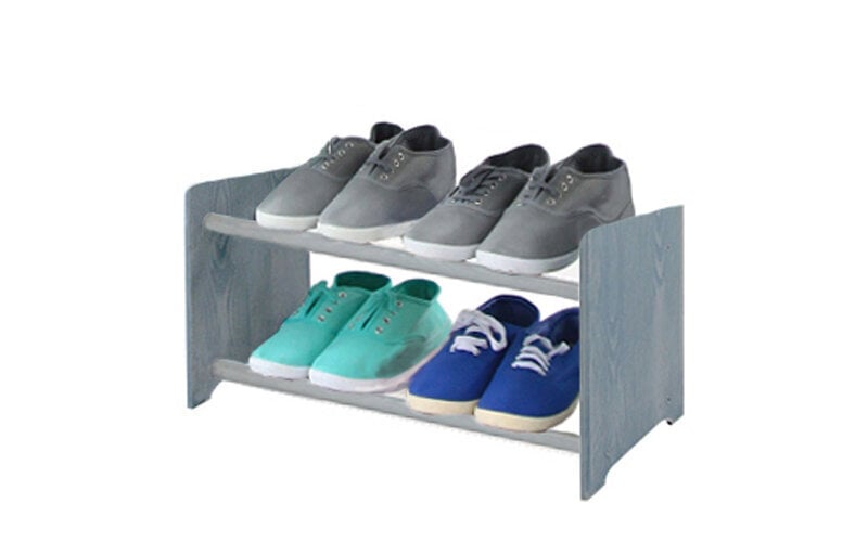 Batų lentyna RBS245, pilka kaina ir informacija | Batų spintelės, lentynos ir suolai | pigu.lt