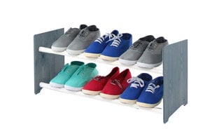 Полка для обуви RBS265, серая / белая цена и информация | Полки для обуви, банкетки | pigu.lt