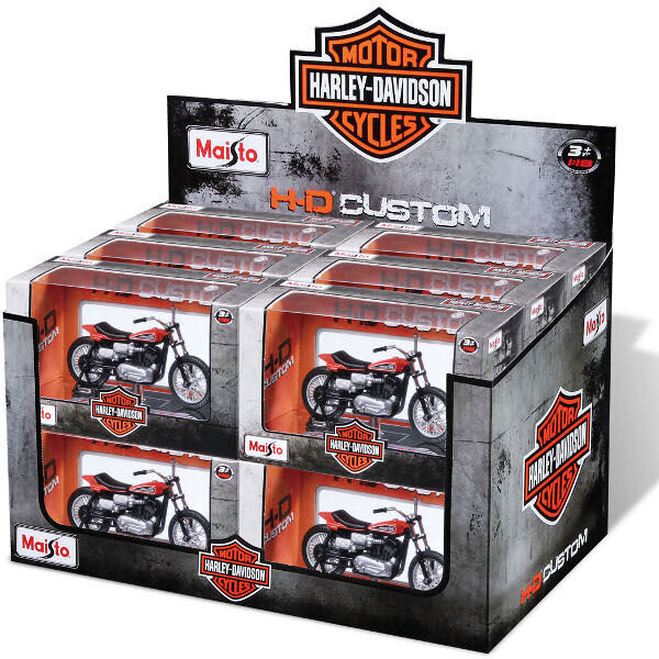 Motociklas 1:18 Harley Davidson, 34360 kaina ir informacija | Žaislai berniukams | pigu.lt