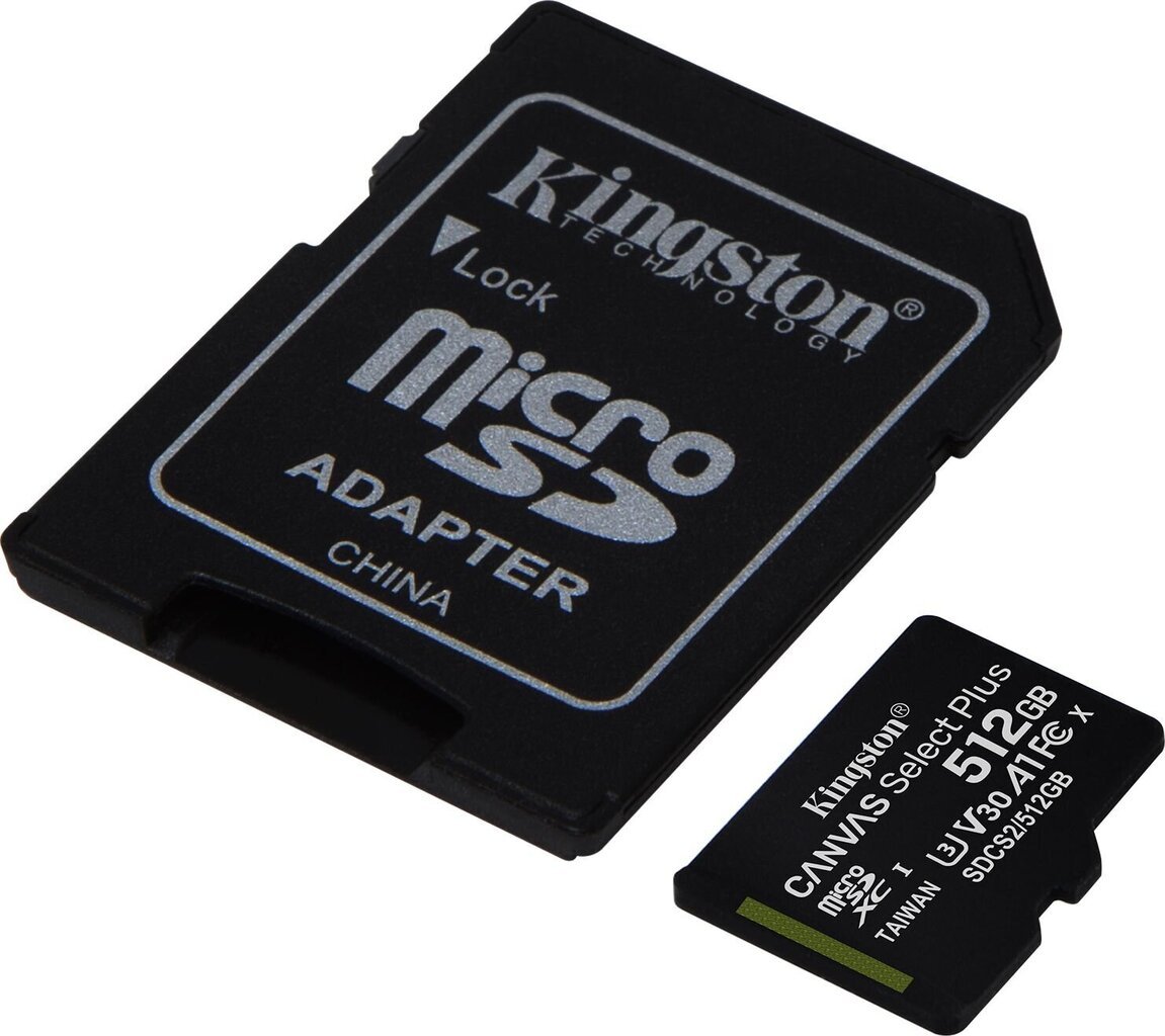 Kingston SDCS2, 512 GB kaina ir informacija | Atminties kortelės fotoaparatams, kameroms | pigu.lt