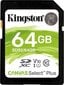 Kingston SDS2/64GB kaina ir informacija | Atminties kortelės fotoaparatams, kameroms | pigu.lt
