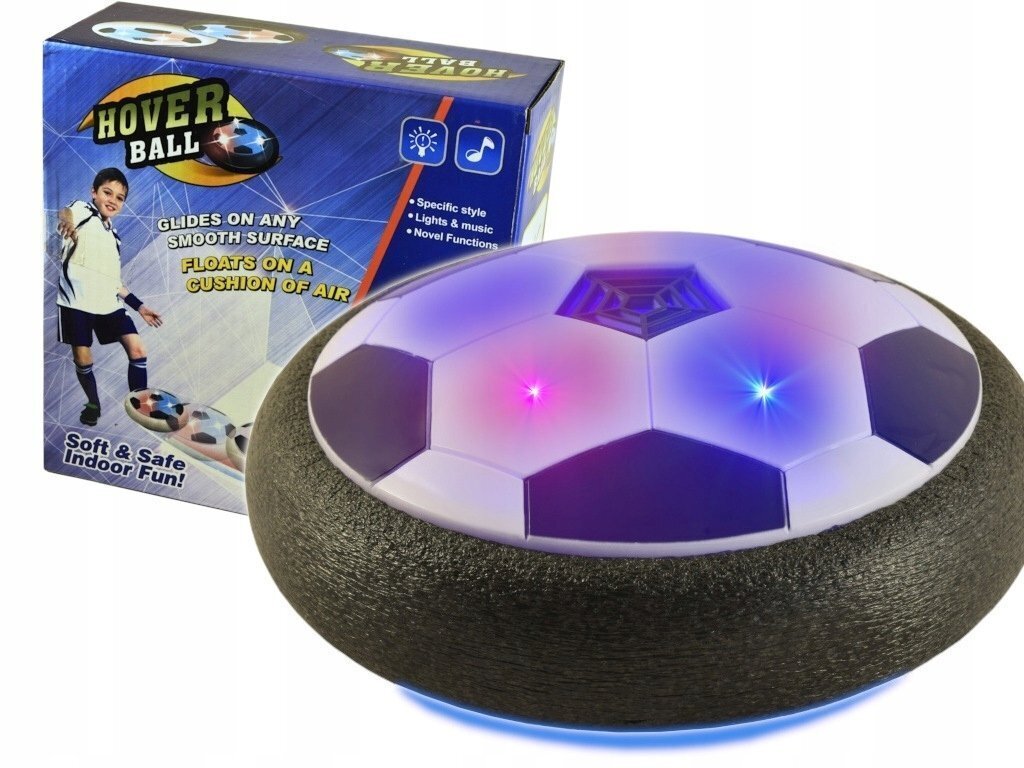 Žaidimas Skriejantis futbolo kamuolys - diskas su LED Hoverball kaina |  pigu.lt