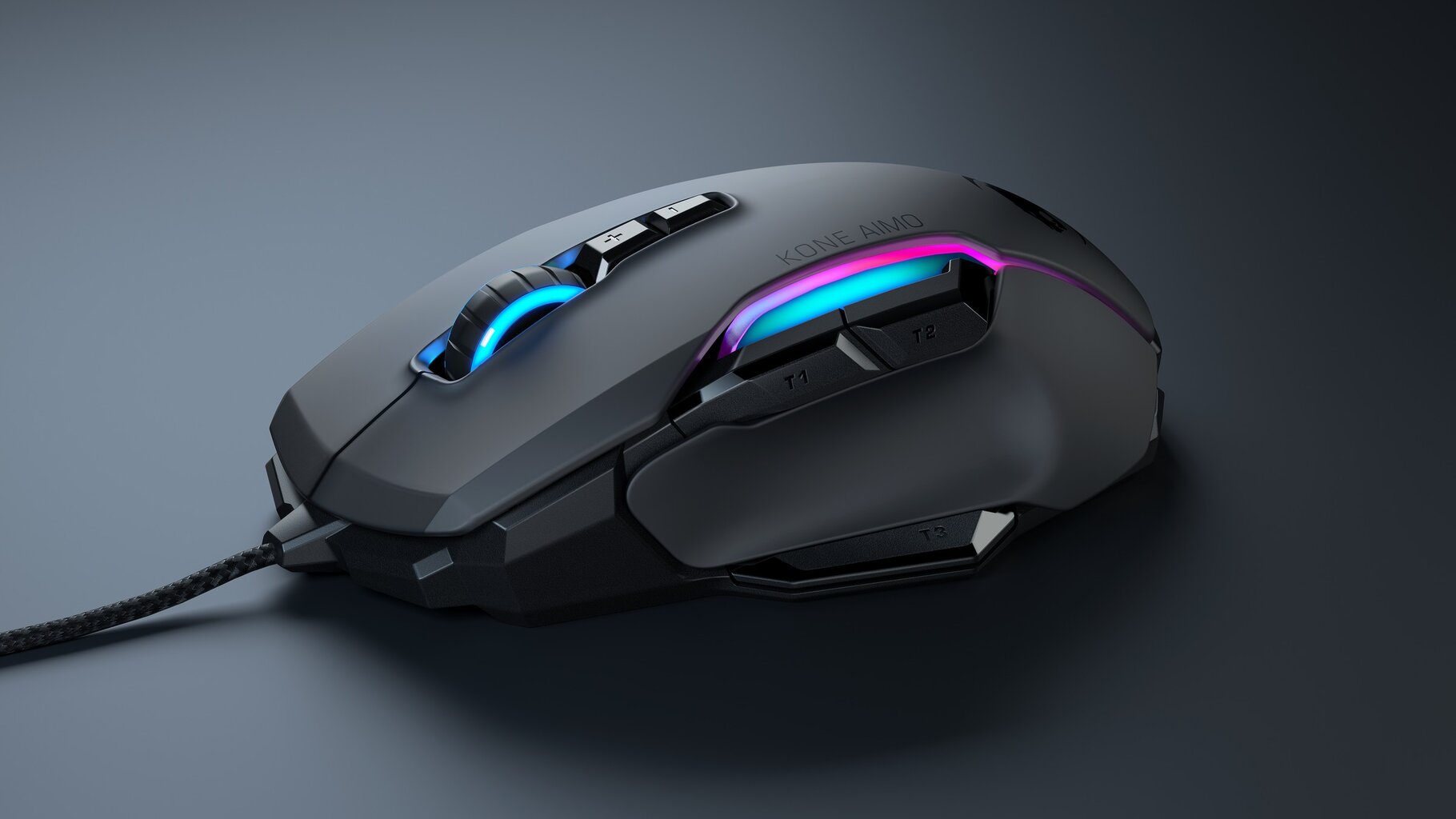 Roccat Kone Aimo Remastered, juoda kaina ir informacija | Pelės | pigu.lt