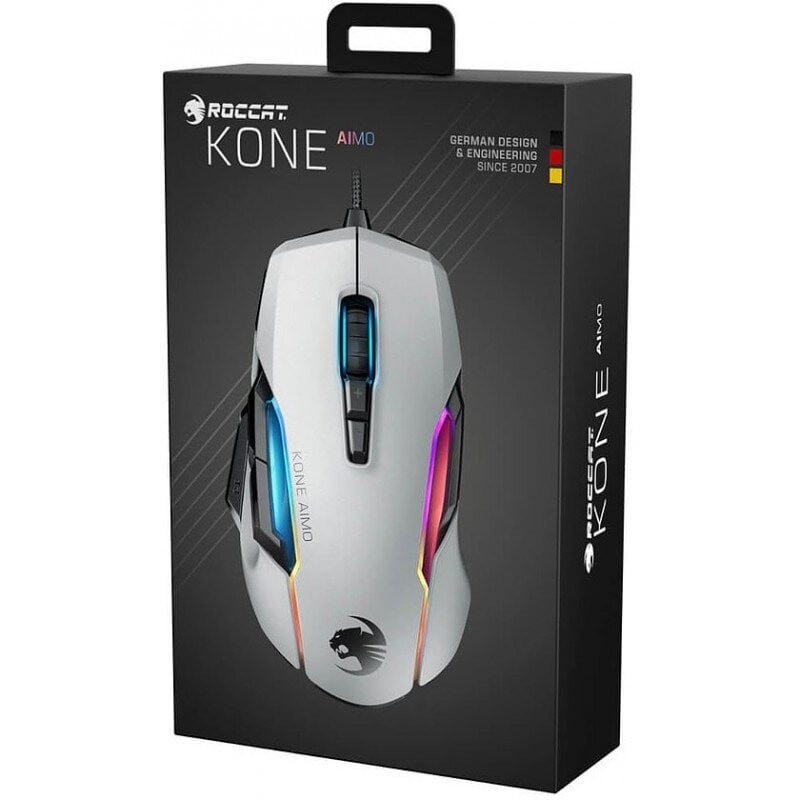 Roccat Kone AIMO Remastered, balta kaina ir informacija | Pelės | pigu.lt