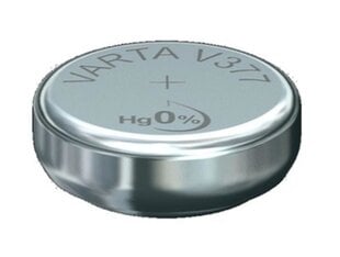Battery button cells VARTA 377 10 vnt. kaina ir informacija | Elementai | pigu.lt