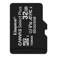 Kingston microSDHC 32GB Canvas Select Plus 100R цена и информация | Карты памяти для телефонов | pigu.lt