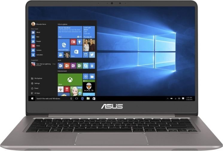 Asus Zenbook UX410UA (UX410UA-GV067T) 4 GB RAM/ 256 GB SSD/ Windows 10 Home kaina ir informacija | Nešiojami kompiuteriai | pigu.lt