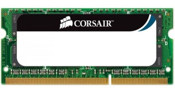 CORSAIR DDR3-1066 2 GB NON-ECC CL7 SODIMM kaina ir informacija | Operatyvioji atmintis (RAM) | pigu.lt