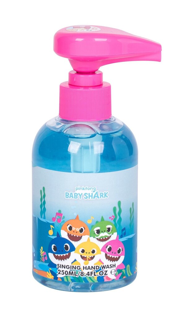 Skystas rankų muilas vaikams Pinkfong Baby Shark 250 ml kaina ir informacija | Kosmetika vaikams ir mamoms | pigu.lt