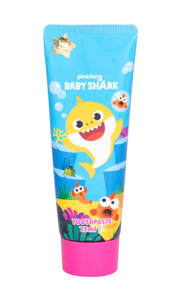 Dantų pasta vaikams Pinkfong Baby Shark 75 ml kaina ir informacija | Kosmetika vaikams ir mamoms | pigu.lt