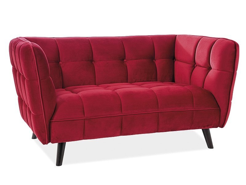 Sofa Signal Meble Castello, raudona kaina ir informacija | Sofos | pigu.lt