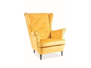 Кресло Signal Meble Lady, желтое цена и информация | Кресла в гостиную | pigu.lt