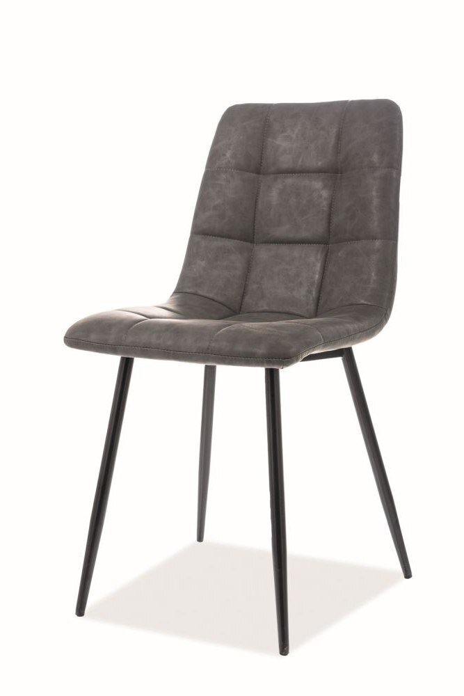 4-ių kėdžių komplektas Signal Meble Look, pilkas kaina ir informacija | Virtuvės ir valgomojo kėdės | pigu.lt
