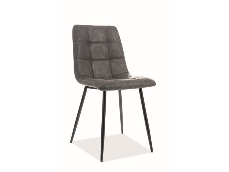 4-ių kėdžių komplektas Signal Meble Look, pilkas kaina ir informacija | Virtuvės ir valgomojo kėdės | pigu.lt