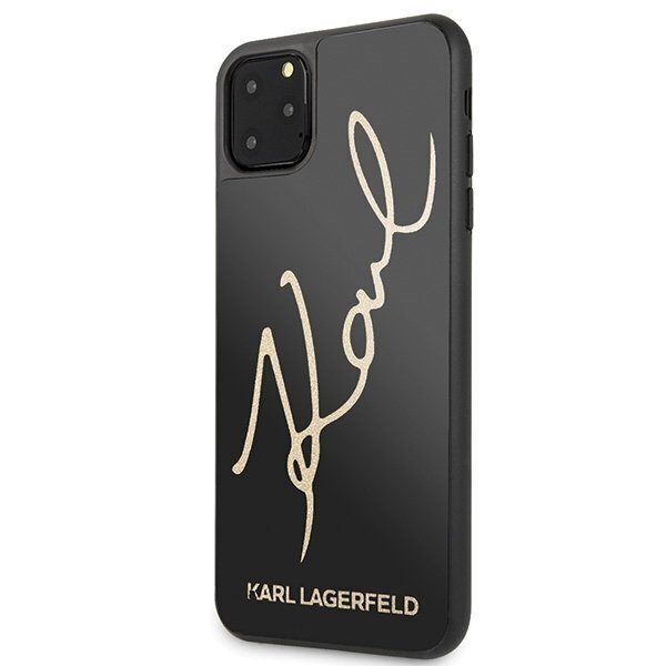 Karl Lagerfeld, skirtas Apple iPhone 11 Pro Max, juodas kaina ir informacija | Telefono dėklai | pigu.lt