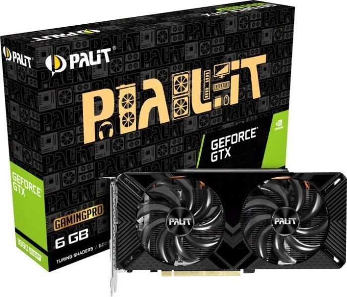 VGA Palit GTX1660S 6GB Gaming Pro kaina ir informacija | Vaizdo plokštės (GPU) | pigu.lt