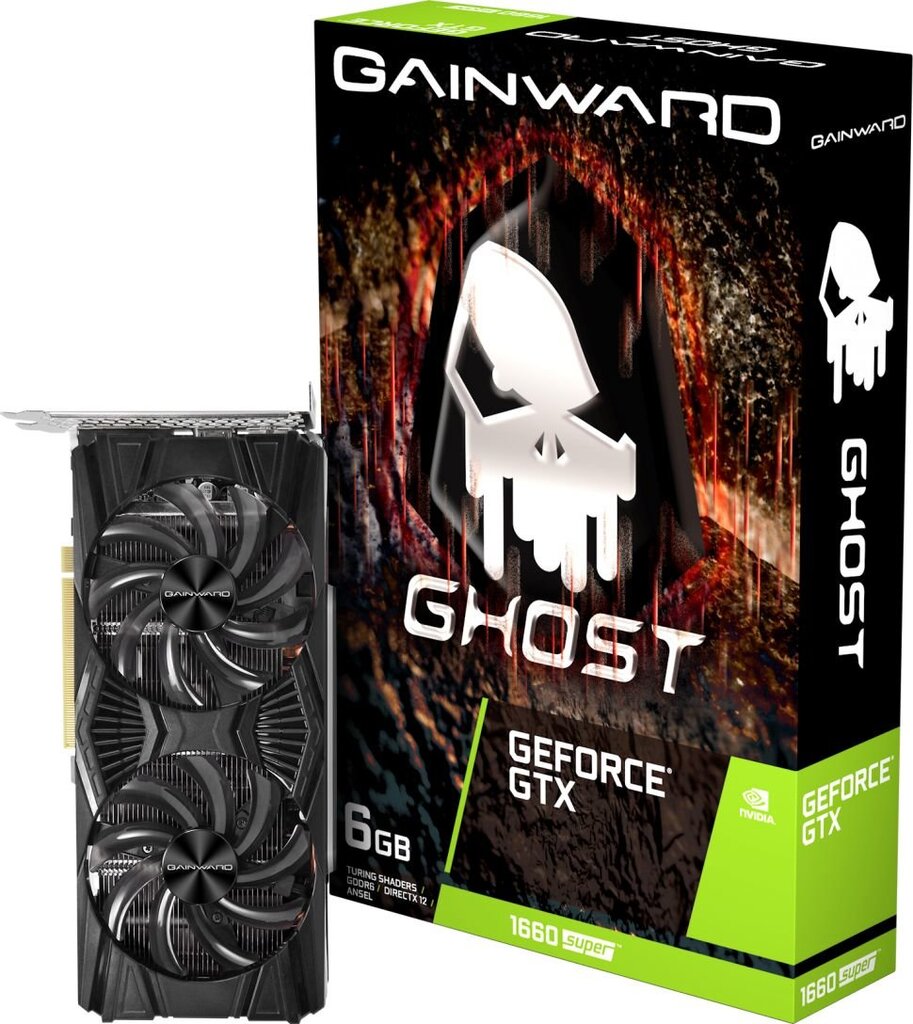 VGA Gainward GTX1660S 6GB Ghost kaina ir informacija | Vaizdo plokštės (GPU) | pigu.lt