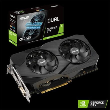 VGA Asus GTX1660S 6GB Dual EVO kaina ir informacija | Vaizdo plokštės (GPU) | pigu.lt