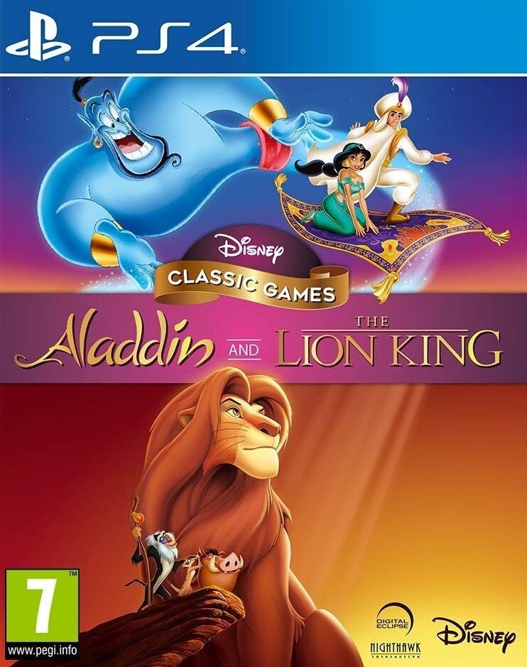 Disney Classic Games: Aladdin and The Lion King (PS4) цена и информация | Kompiuteriniai žaidimai | pigu.lt