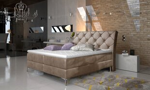 Кровать NORE Adel, 140х200 см, светло-коричневая цена и информация | Кровати | pigu.lt