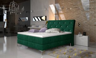 Кровать NORE Adel, 180x200 см, зеленая цена и информация | Кровати | pigu.lt