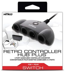Nyko Retro Controller Hub Plus - 4-портовый конвертер контроллера GameCube (коммутатор) цена и информация | Адаптеры, USB-разветвители | pigu.lt
