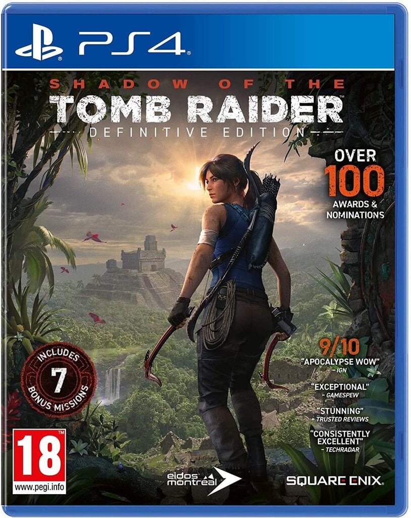 PS4 Shadow of the Tomb Raider Definitive Edition цена и информация | Kompiuteriniai žaidimai | pigu.lt