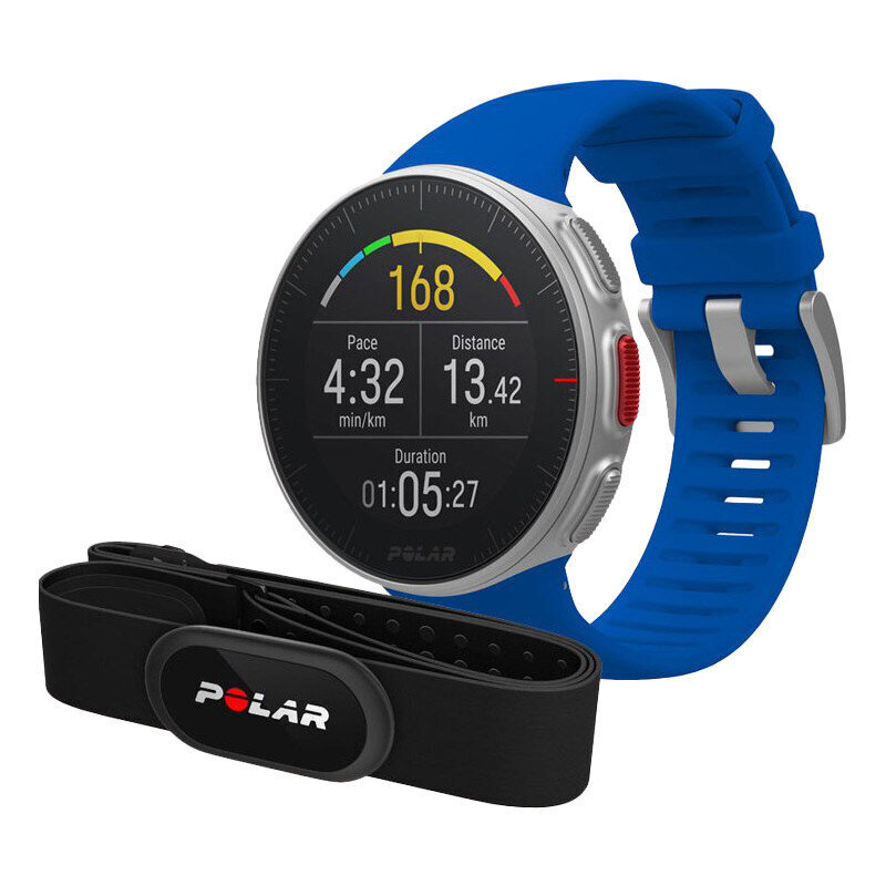 Polar Vantage V Blue + Polar H10 Heart Monitor Strap kaina ir informacija | Išmanieji laikrodžiai (smartwatch) | pigu.lt