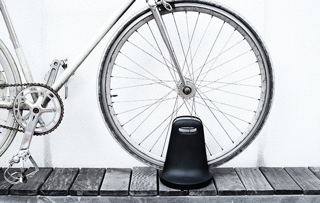 Japoniškas nešiojamas dviračio stovas Buntin, juodos spalvos kaina ir informacija | Kiti dviračių priedai ir aksesuarai | pigu.lt