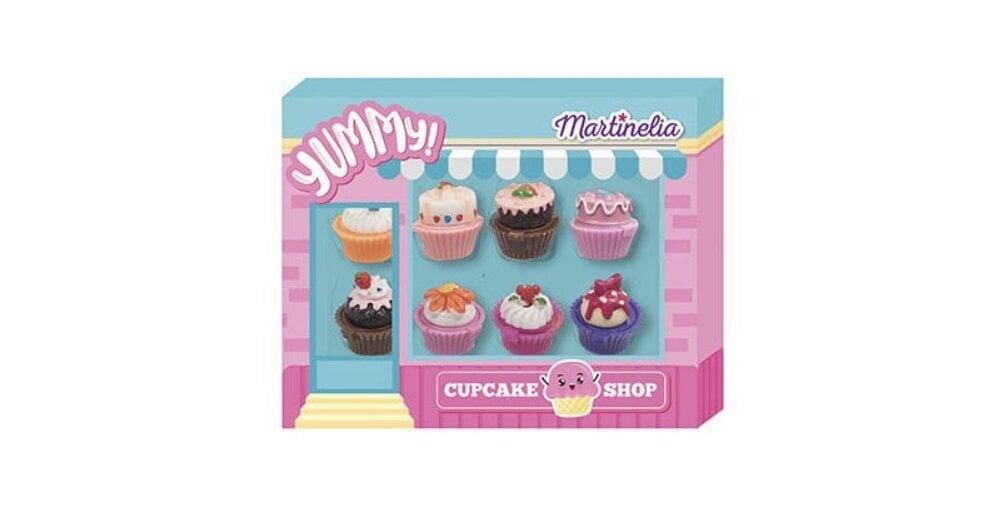 Lūpų blizgių rinkinys mergaitėms Martinelia Yummy Cupcake Shop kaina ir informacija | Lūpų dažai, blizgiai, balzamai, vazelinai | pigu.lt