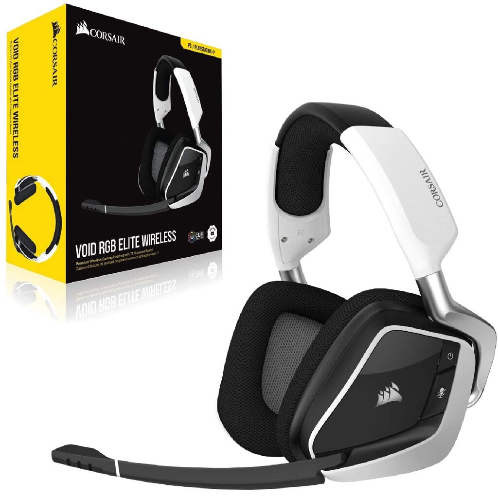 Corsair VOID PRO RGB ELITE Wireless 7.1 CA-9011202-EU kaina ir informacija | Ausinės | pigu.lt