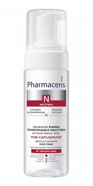 Švelnus veido ir akių srities valiklis Pharmaceris N Puri-Capiliqmusse 150 ml kaina ir informacija | Veido prausikliai, valikliai | pigu.lt