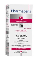 Крем для кожи лица с увеличенными капиллярами Pharmaceris N Vita-Capilaril SPF20 50 мл цена и информация | Кремы для лица | pigu.lt