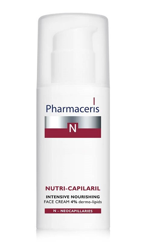 Maitinamasis veido kremas Pharmaceris N Nutri Capilaril, 50 ml kaina ir informacija | Veido kremai | pigu.lt