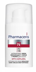 Akių srities kremas brandžiai odai Pharmaceris N Opti-Capilaril SPF15 15 ml kaina ir informacija | Paakių kremai, serumai | pigu.lt