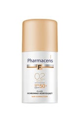 Apsauginis makiažo pagrindas Pharmaceris F Sun-Correction SPF50+ 30 ml, 02 Sand цена и информация | Пудры, базы под макияж | pigu.lt