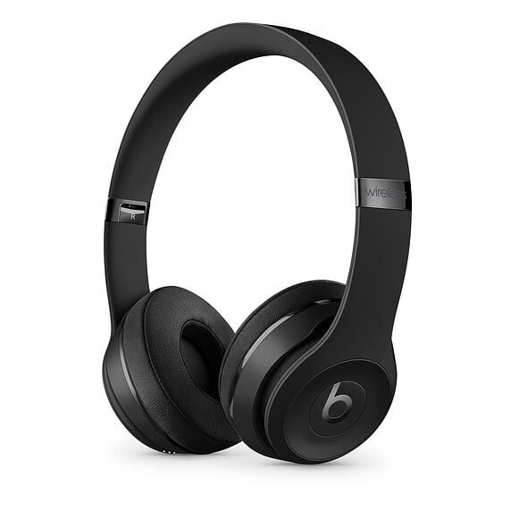 Beats Solo3 Wireless Headphones - Black - MX432ZM/A цена и информация | Ausinės | pigu.lt