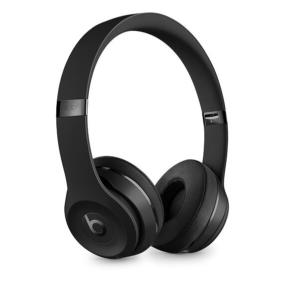 Beats Solo3 Wireless Headphones - Black - MX432ZM/A kaina ir informacija | Ausinės | pigu.lt