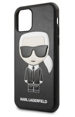 Karl Lagerfeld, skirtas iPhone 11, juodas kaina ir informacija | Telefono dėklai | pigu.lt