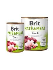 Brit Care Duck Paté & Meat консервы для собак 800г цена и информация | Консервы для собак | pigu.lt