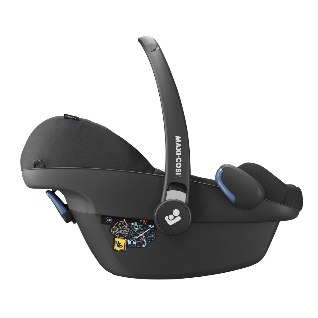 Maxi Cosi automobilinė kėdutė Pebble Pro i-Size, 0-13 kg, Essential black kaina ir informacija | Autokėdutės | pigu.lt