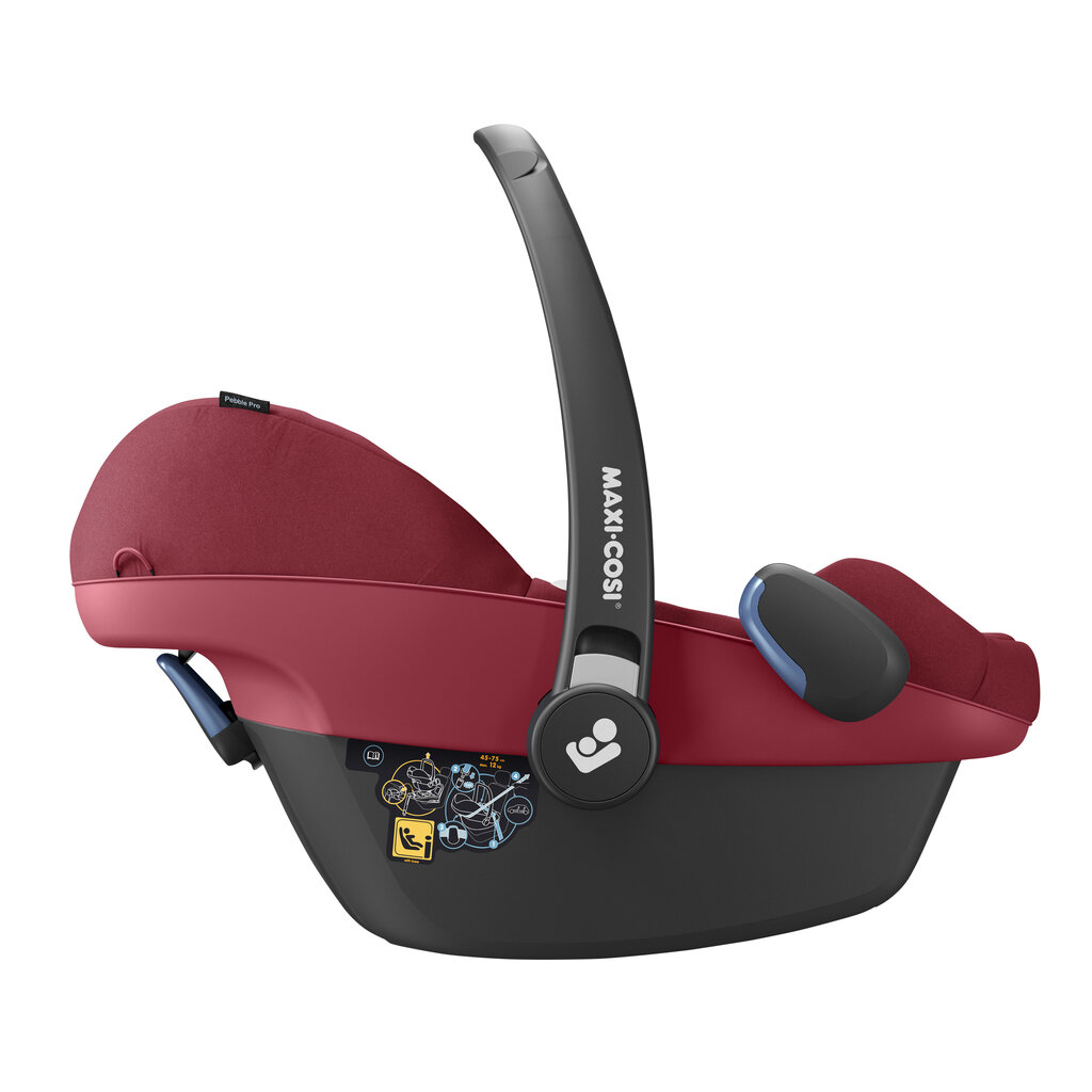 Maxi Cosi automobilinė kėdutė Pebble Pro i-Size, Essential red kaina ir informacija | Autokėdutės | pigu.lt