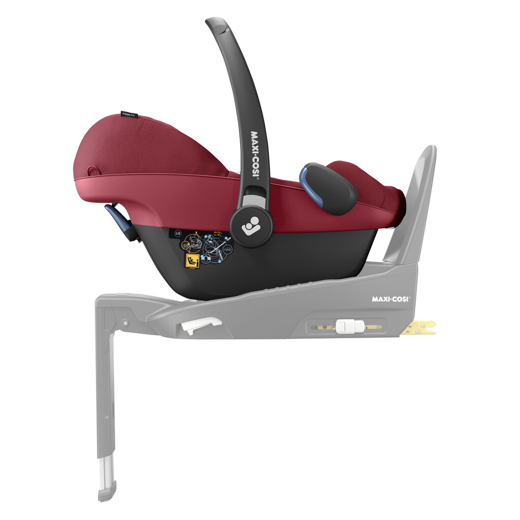 Maxi Cosi automobilinė kėdutė Pebble Pro i-Size, Essential red kaina ir informacija | Autokėdutės | pigu.lt