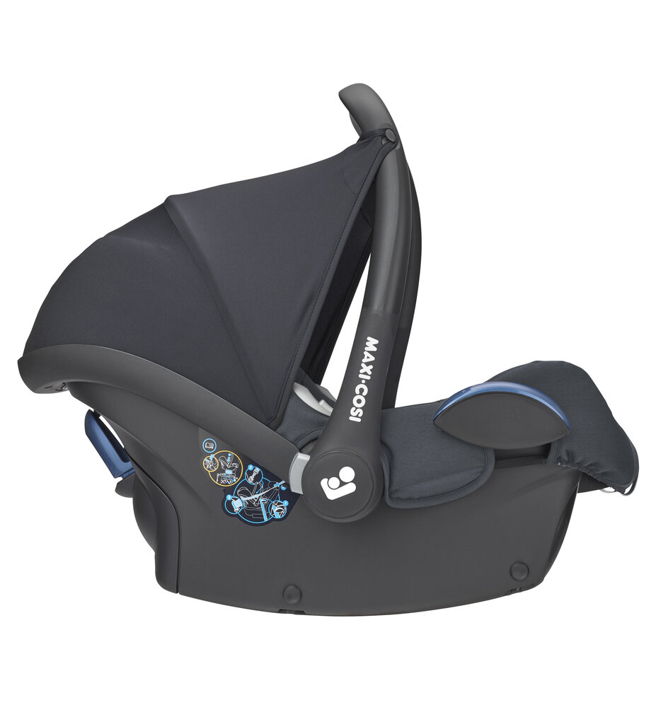 Maxi Cosi automobilinė kėdutė CabrioFix, 0-13 kg, Essential graphite kaina ir informacija | Autokėdutės | pigu.lt