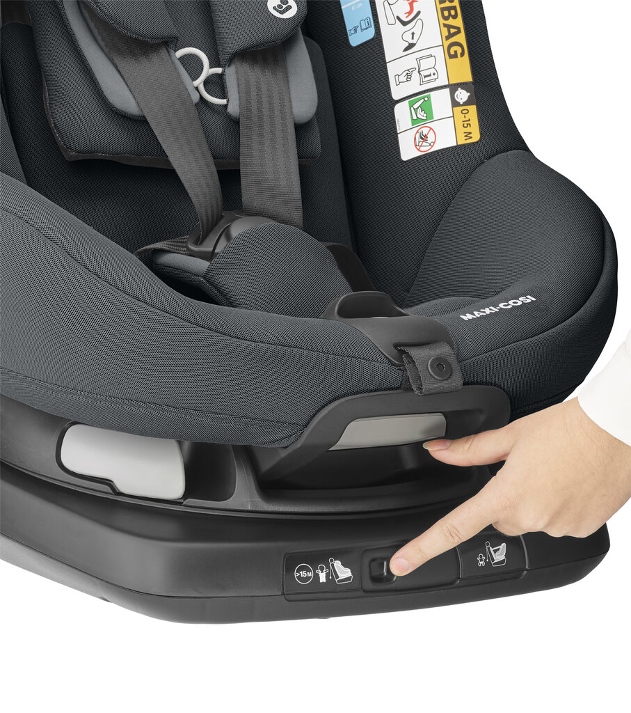 Maxi Cosi automobilinė kėdutė AxissFix i-Size, 9-18 kg, Authentic graphite kaina ir informacija | Autokėdutės | pigu.lt