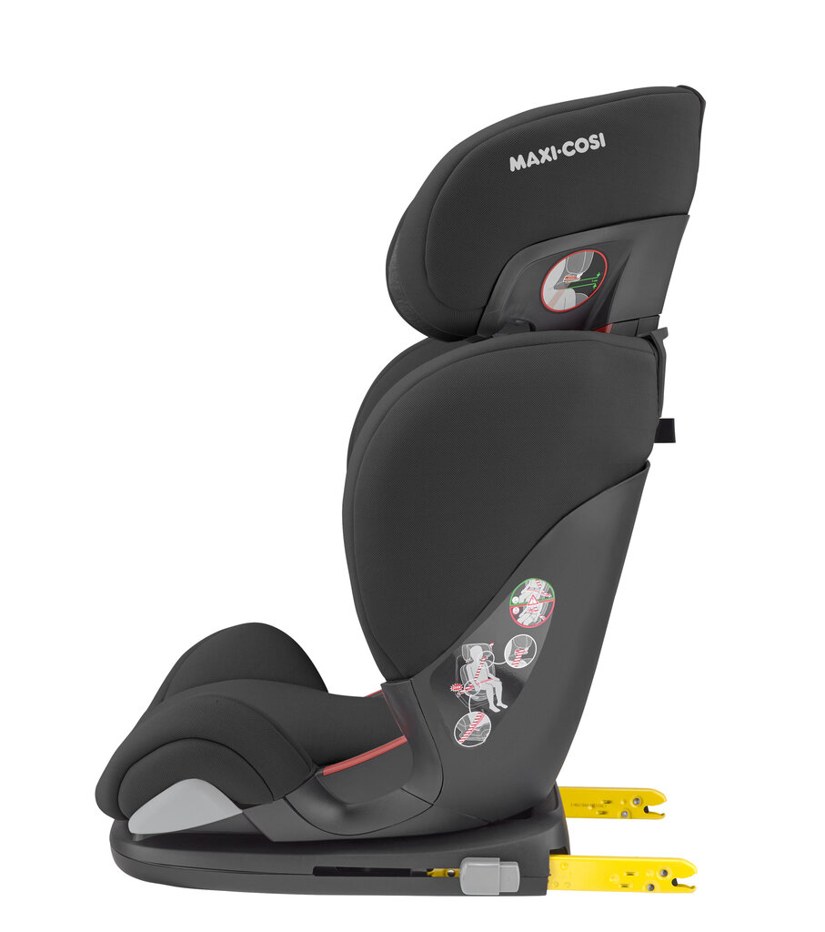 Maxi Cosi automobilinė kėdutė RodiFix AirProtect, 15-36 kg, Authentic black kaina ir informacija | Autokėdutės | pigu.lt